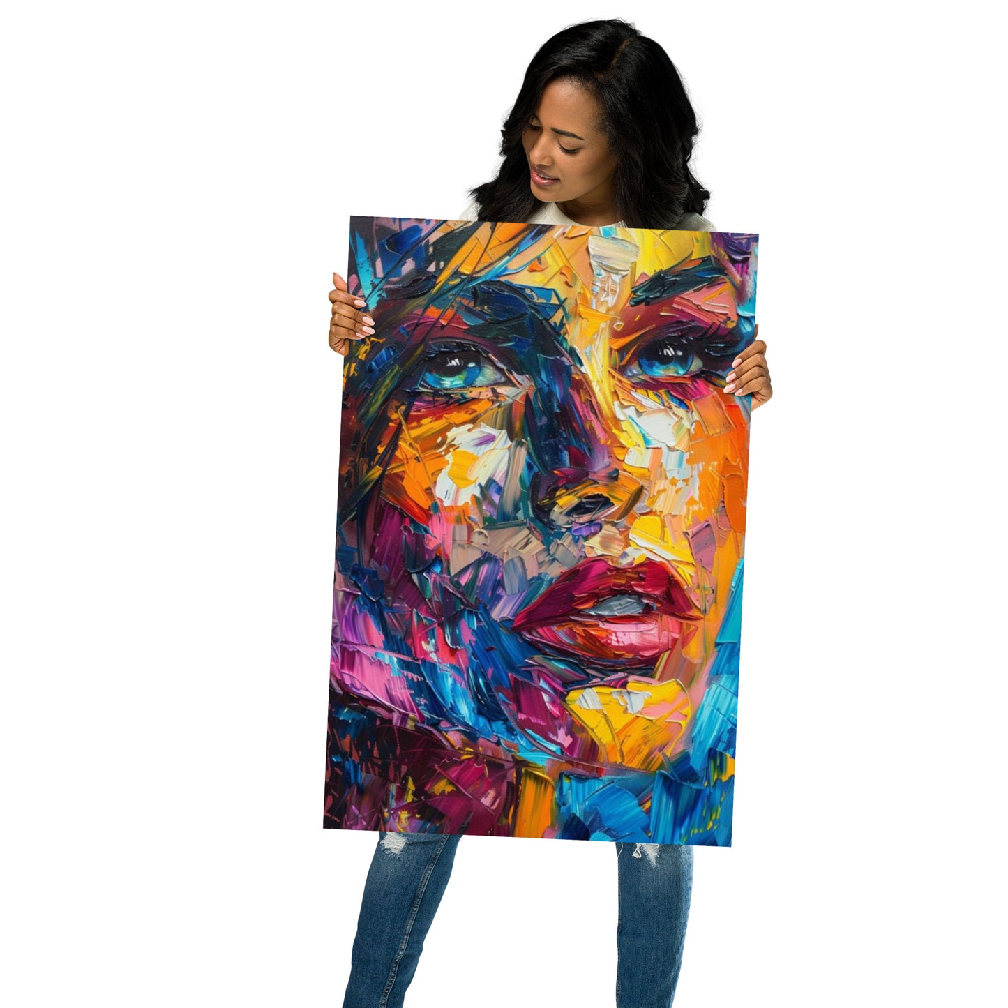 Abstract Portrait Poster