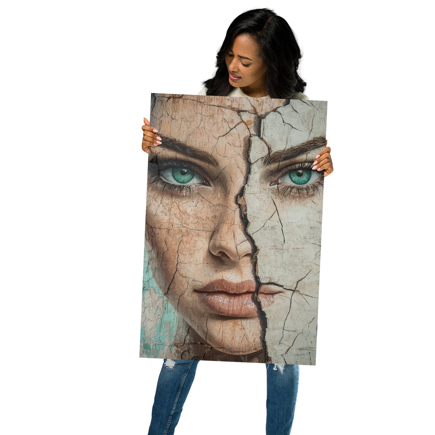 Abstract Portrait Poster