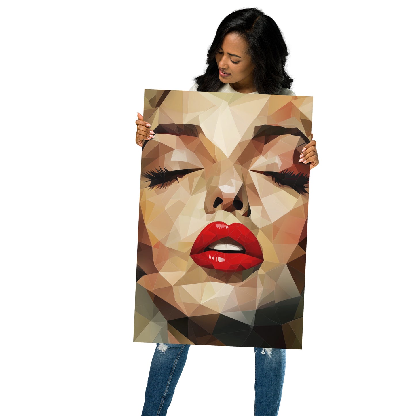 Abstract Portrait Poster