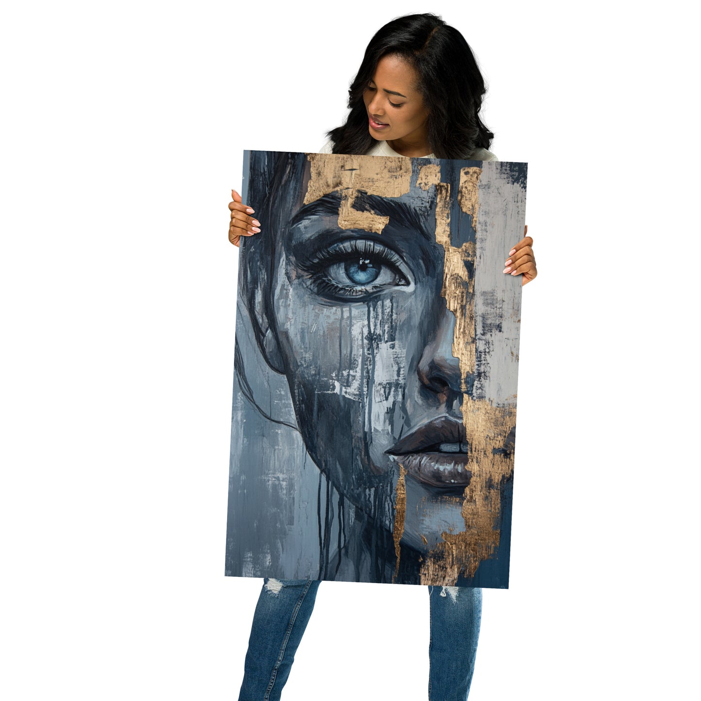 Abstract Portrait Poster