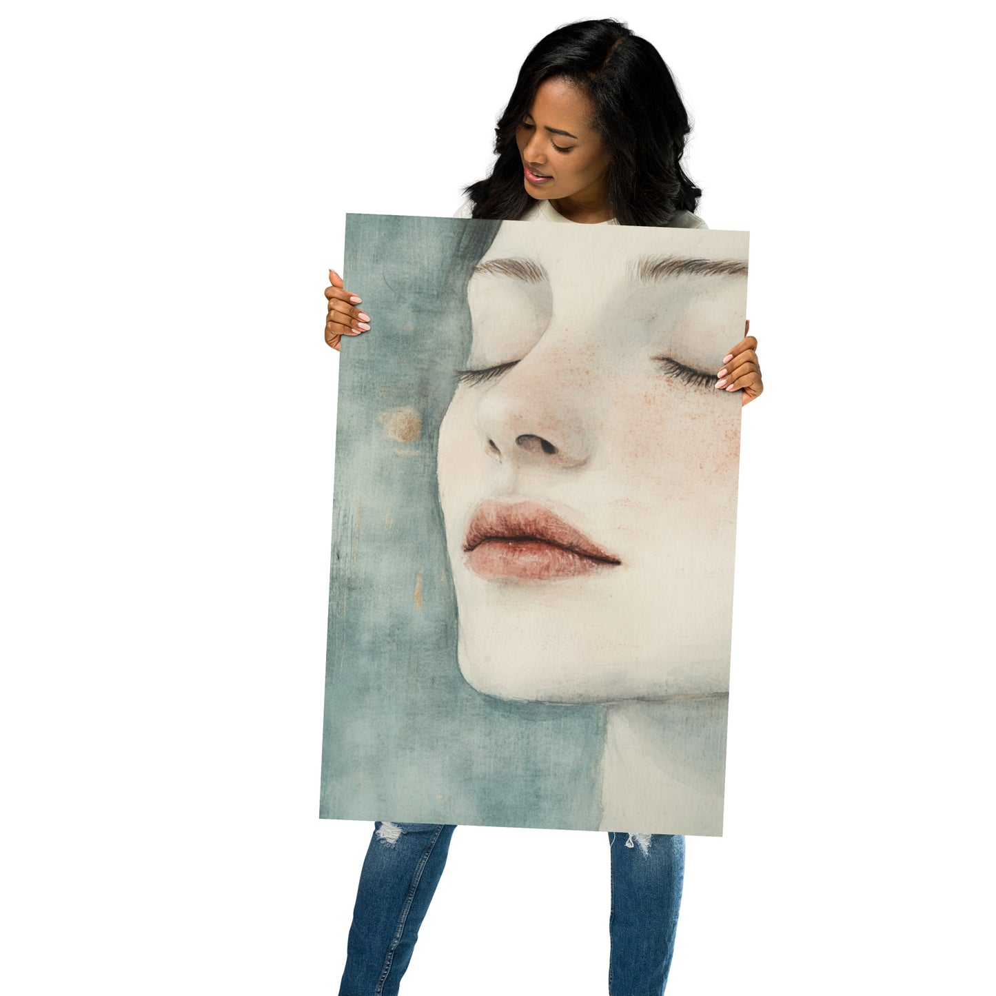 Abstract Portrait Poster