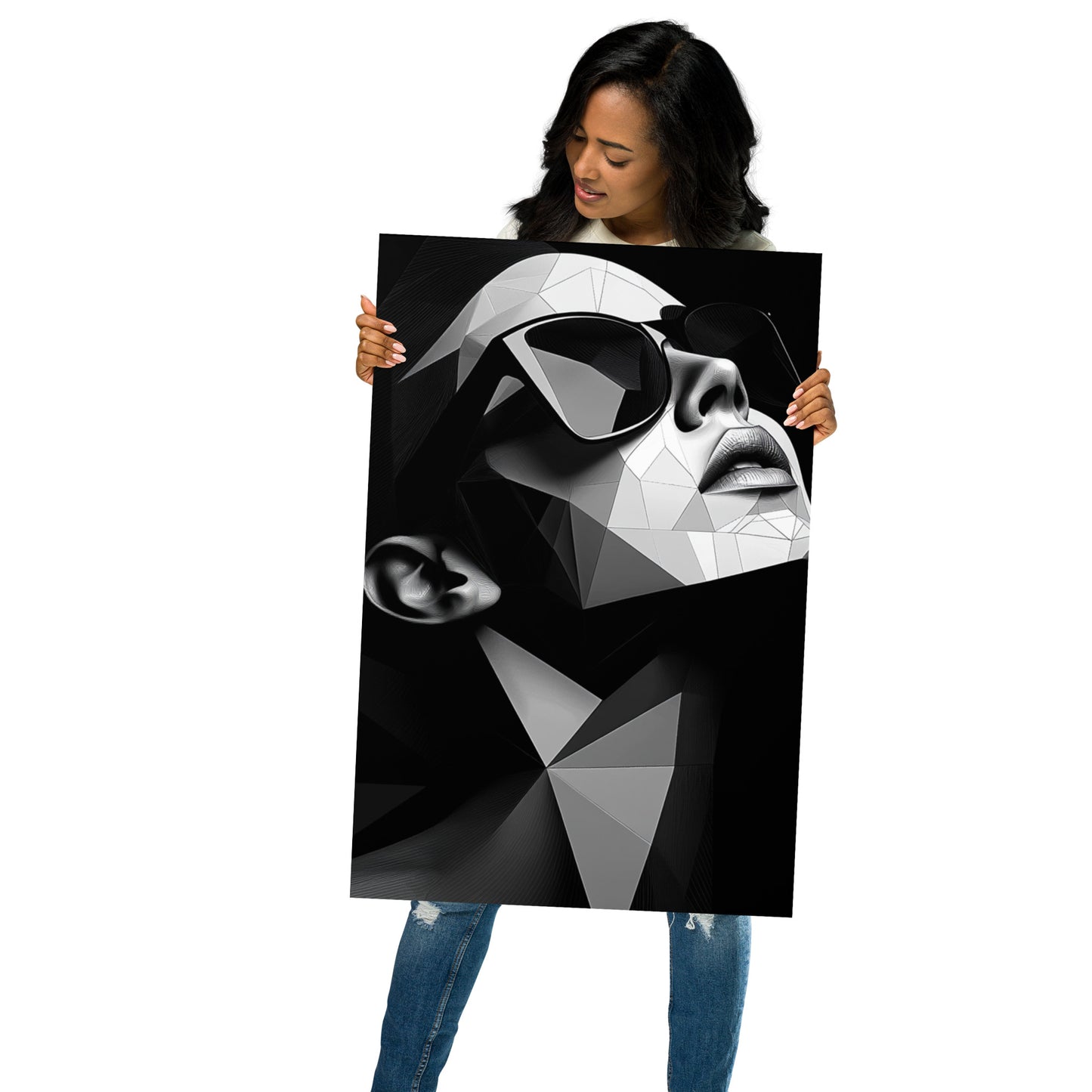 Abstract Portrait Poster