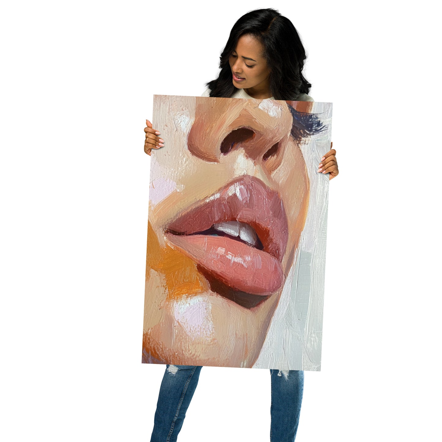 Abstract Portrait Poster