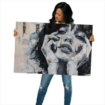 Abstract Portrait Poster