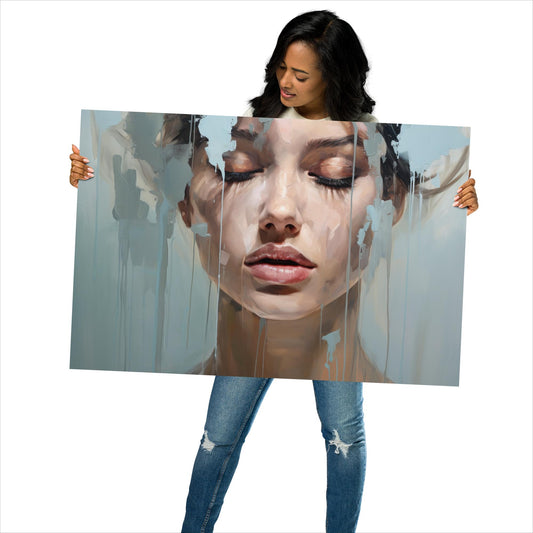 Abstract Portrait Poster