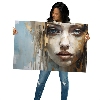 Abstract Portrait Poster