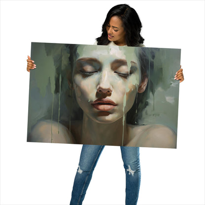 Abstract Portrait Poster