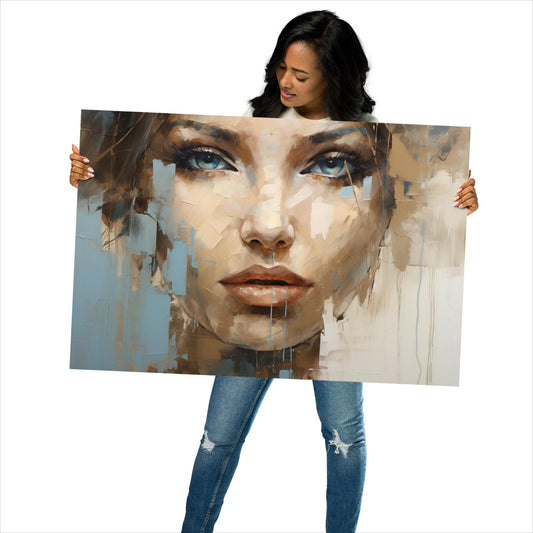 Abstract Portrait Poster