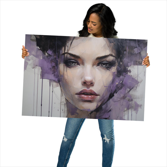 Abstract Portrait Poster