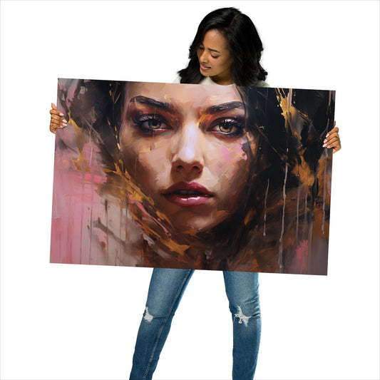 Abstract Portrait Poster