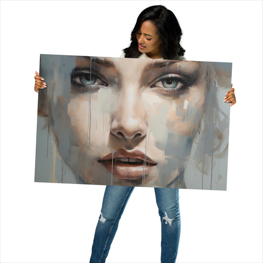 Abstract Portrait Poster