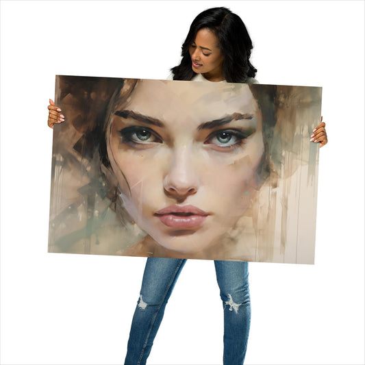 Abstract Portrait Poster