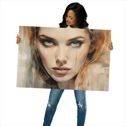 Abstract Portrait Poster