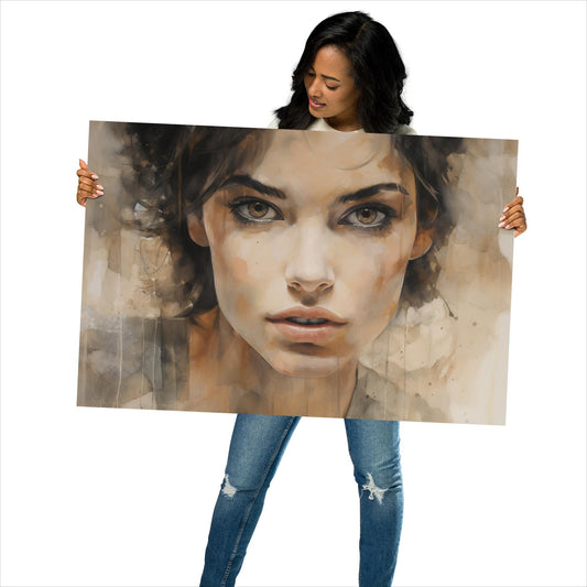 Abstract Portrait Poster