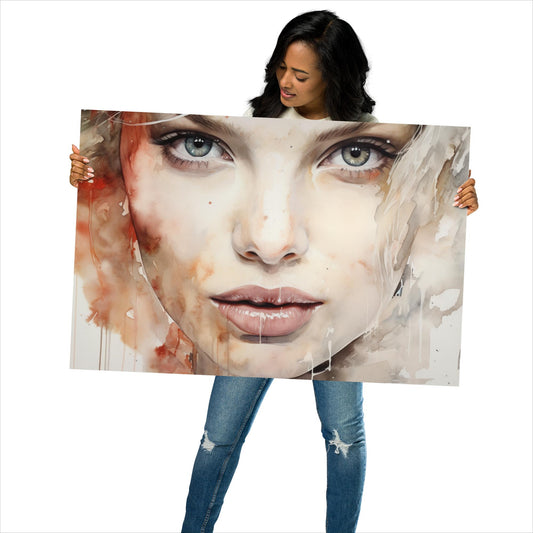 Abstract Portrait Poster