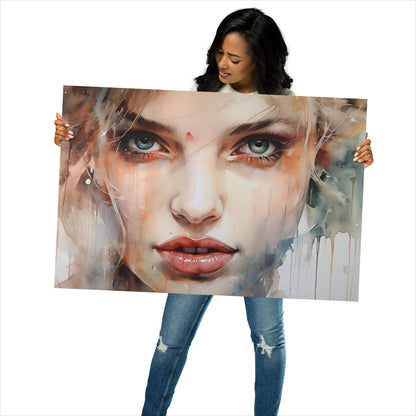 Abstract Portrait Poster