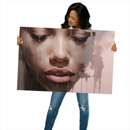 Abstract Portrait Poster