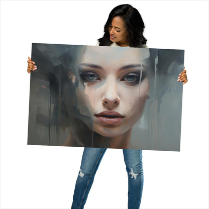 Abstract Portrait Poster