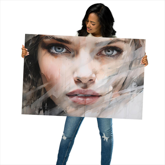 Abstract Portrait Poster