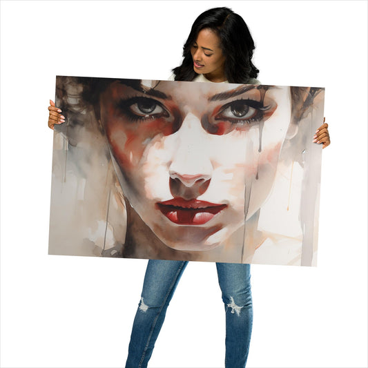 Abstract Portrait Poster