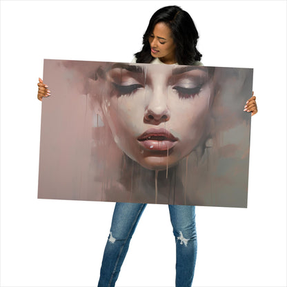 Abstract Portrait Poster