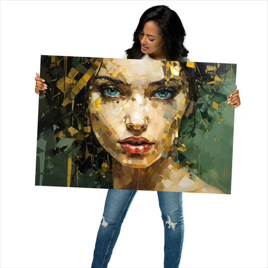 Abstract Portrait Poster