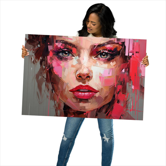 Abstract Portrait Poster