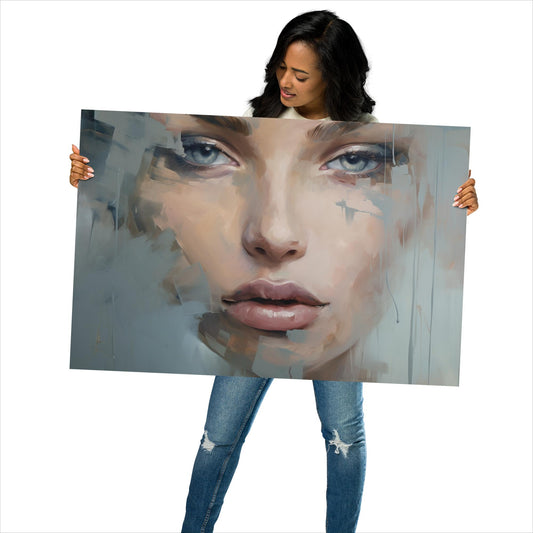 Abstract Portrait Poster