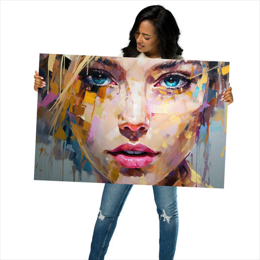 Abstract Portrait Poster