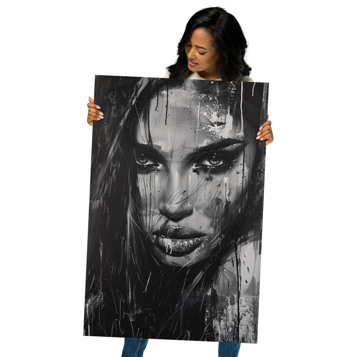 Abstract Portrait Poster