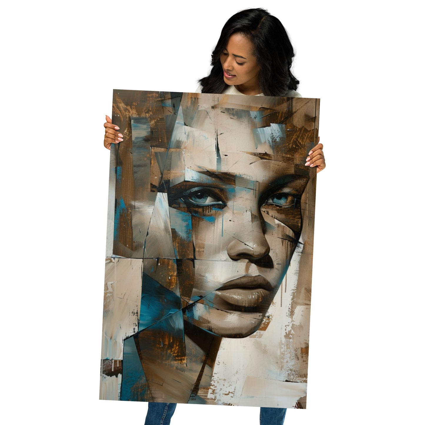 Abstract Portrait Poster