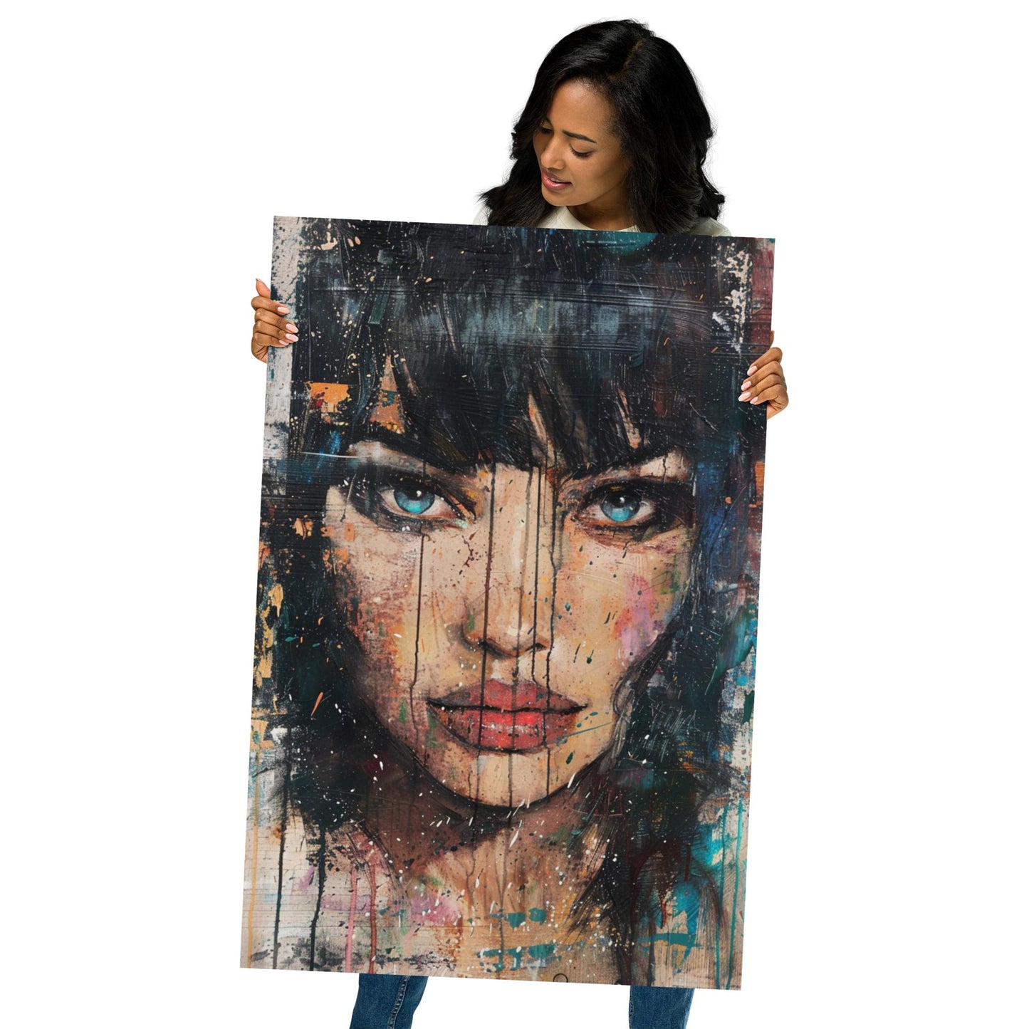 Abstract Portrait Poster