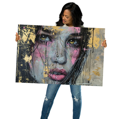 Abstract Portrait Poster