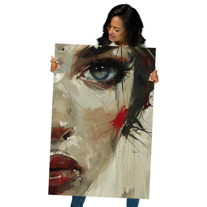 Abstract Portrait Poster