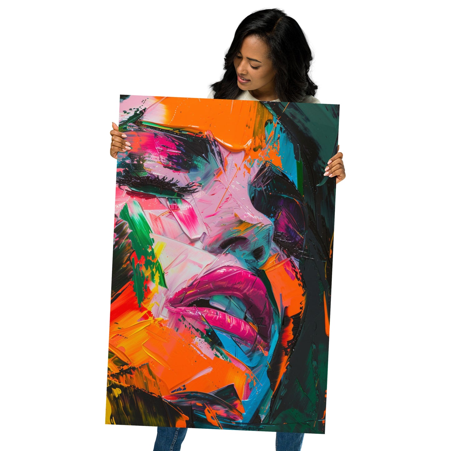 Abstract Portrait Poster