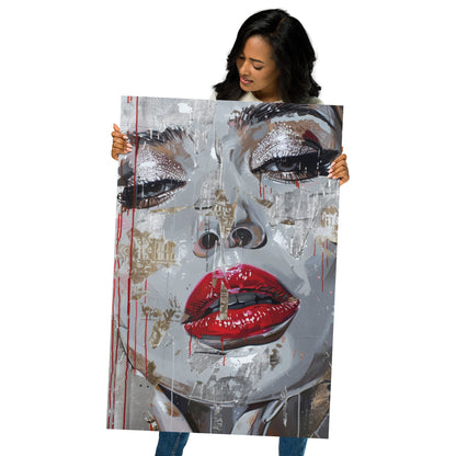 Abstract Portrait Poster