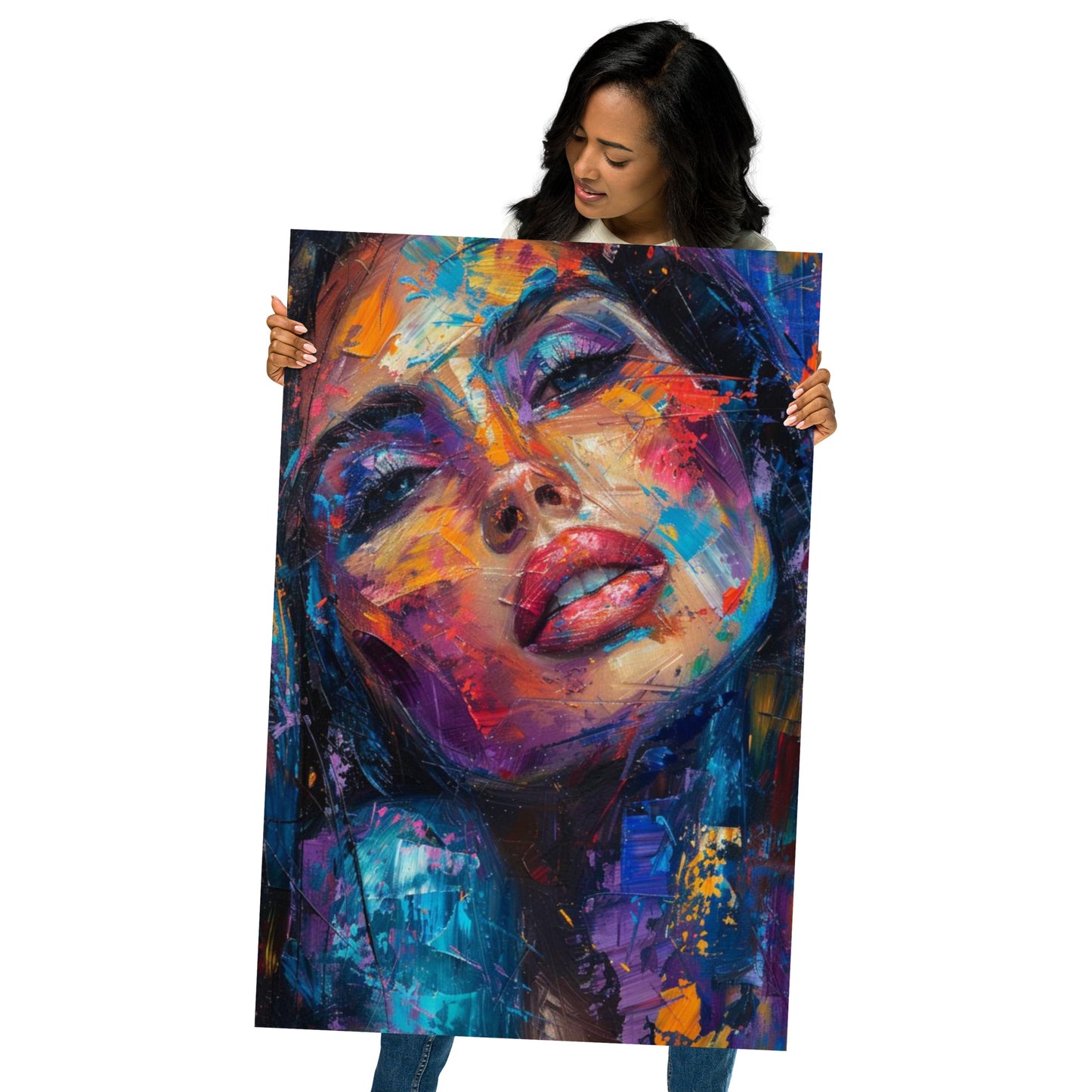 Abstract Portrait Poster