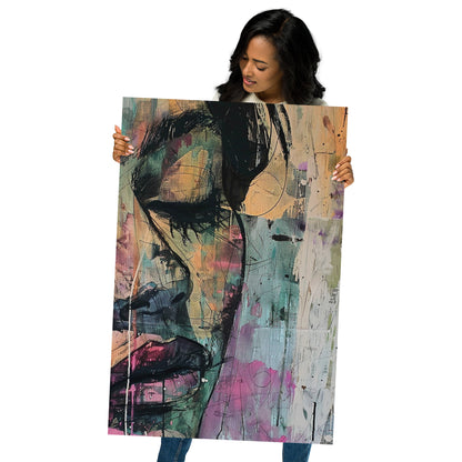 Abstract Portrait Poster