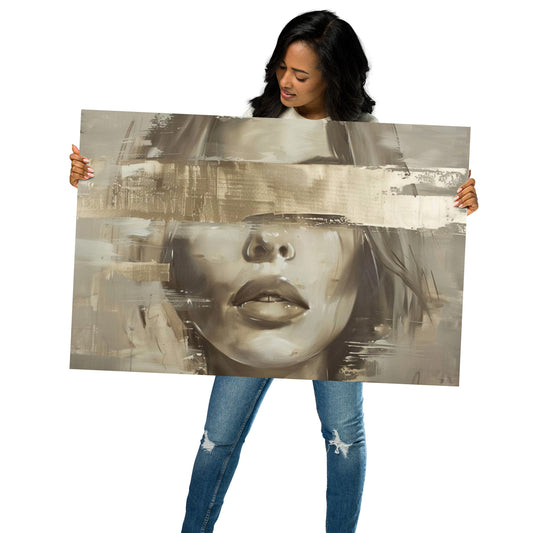 Abstract Portrait Poster