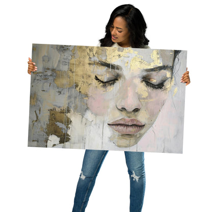 Abstract Portrait Poster