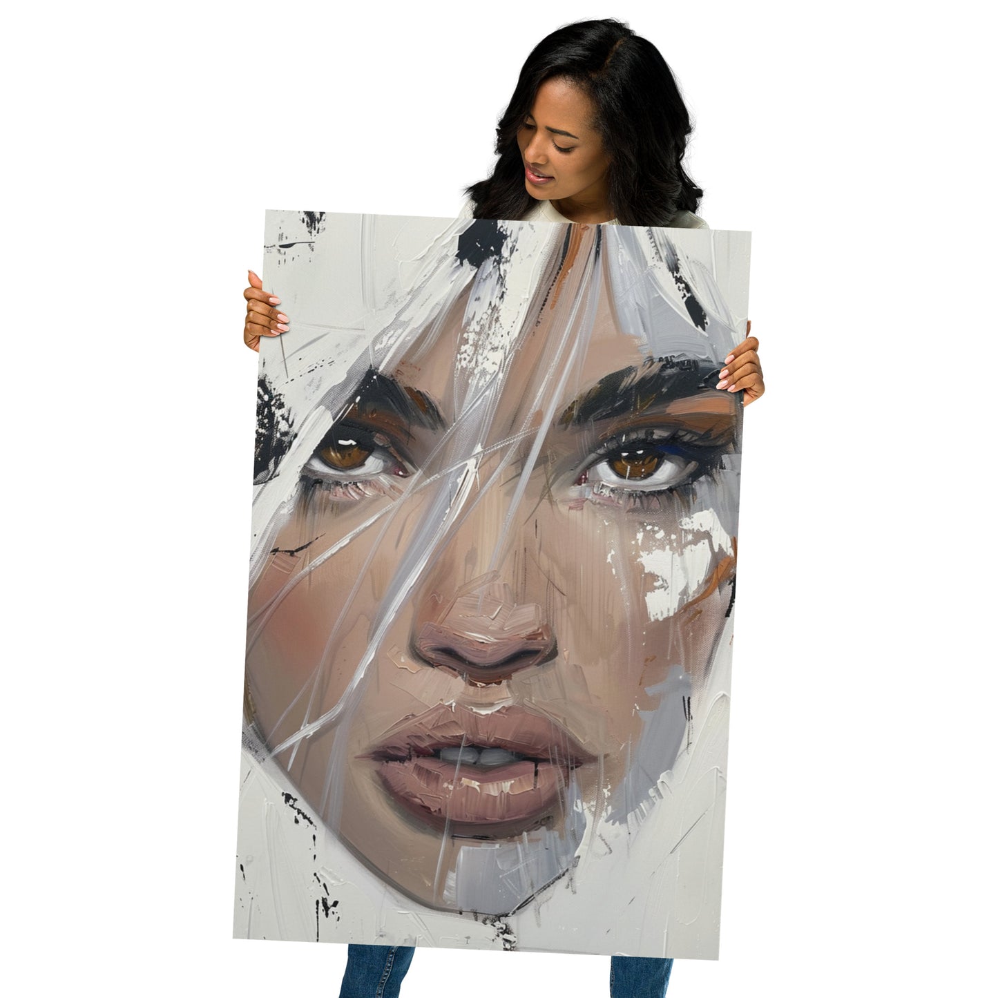 Abstract Portrait Poster