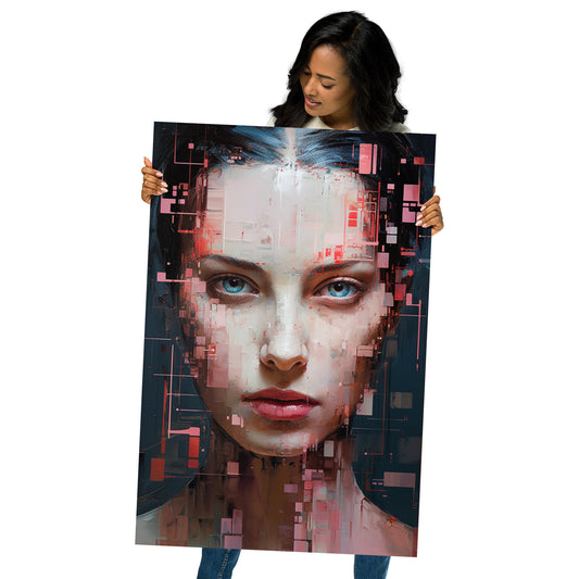 Abstract Portrait Poster