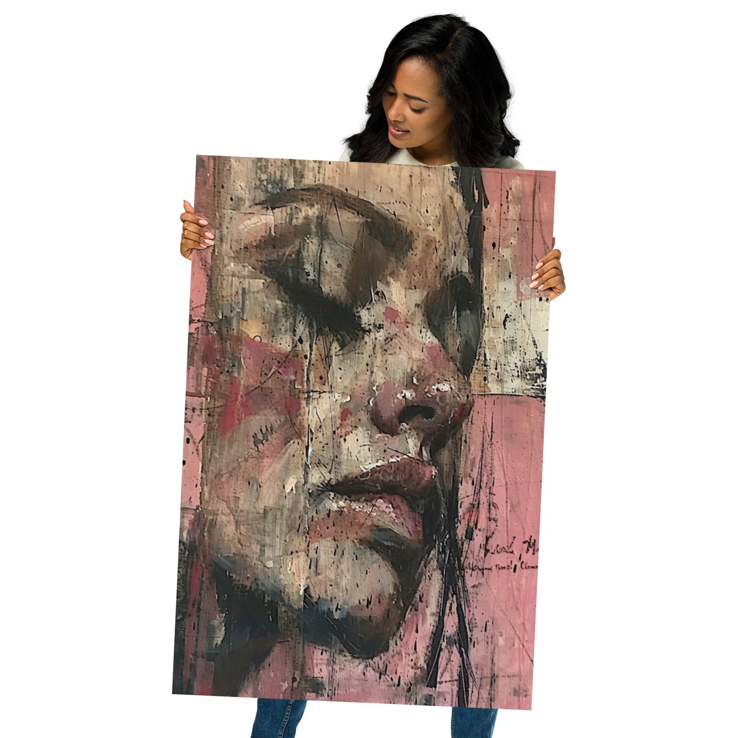 Abstract Portrait Poster