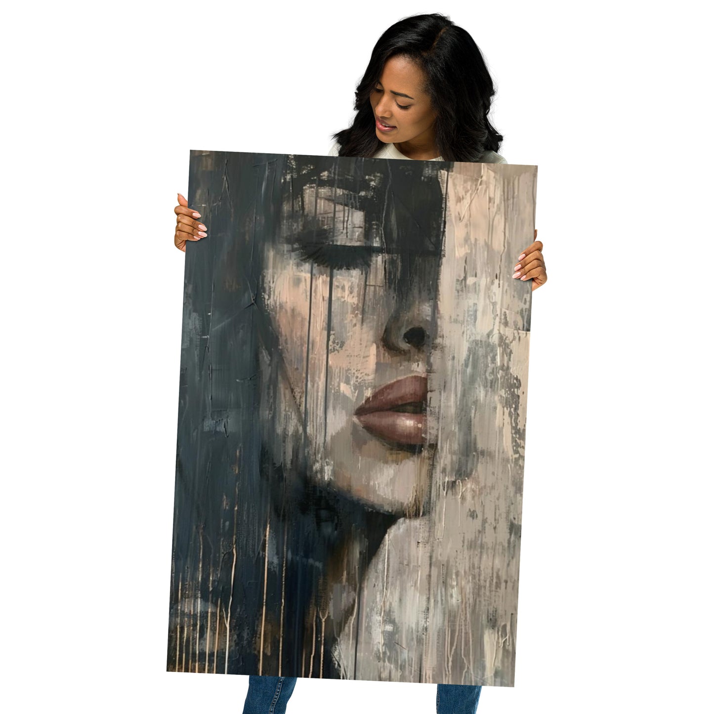 Abstract Portrait Poster