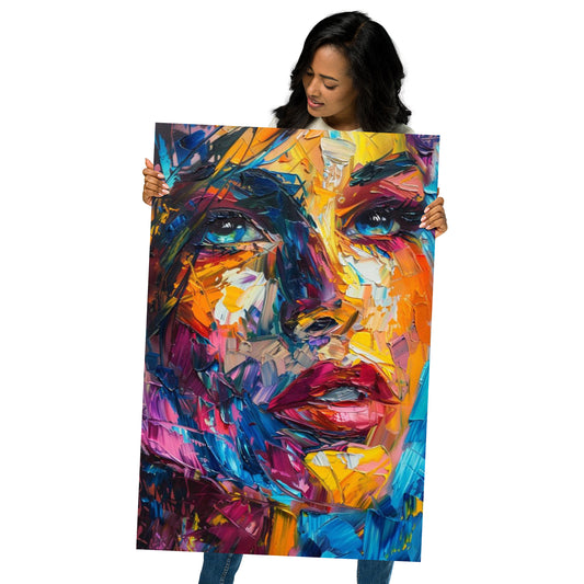 Abstract Portrait Poster