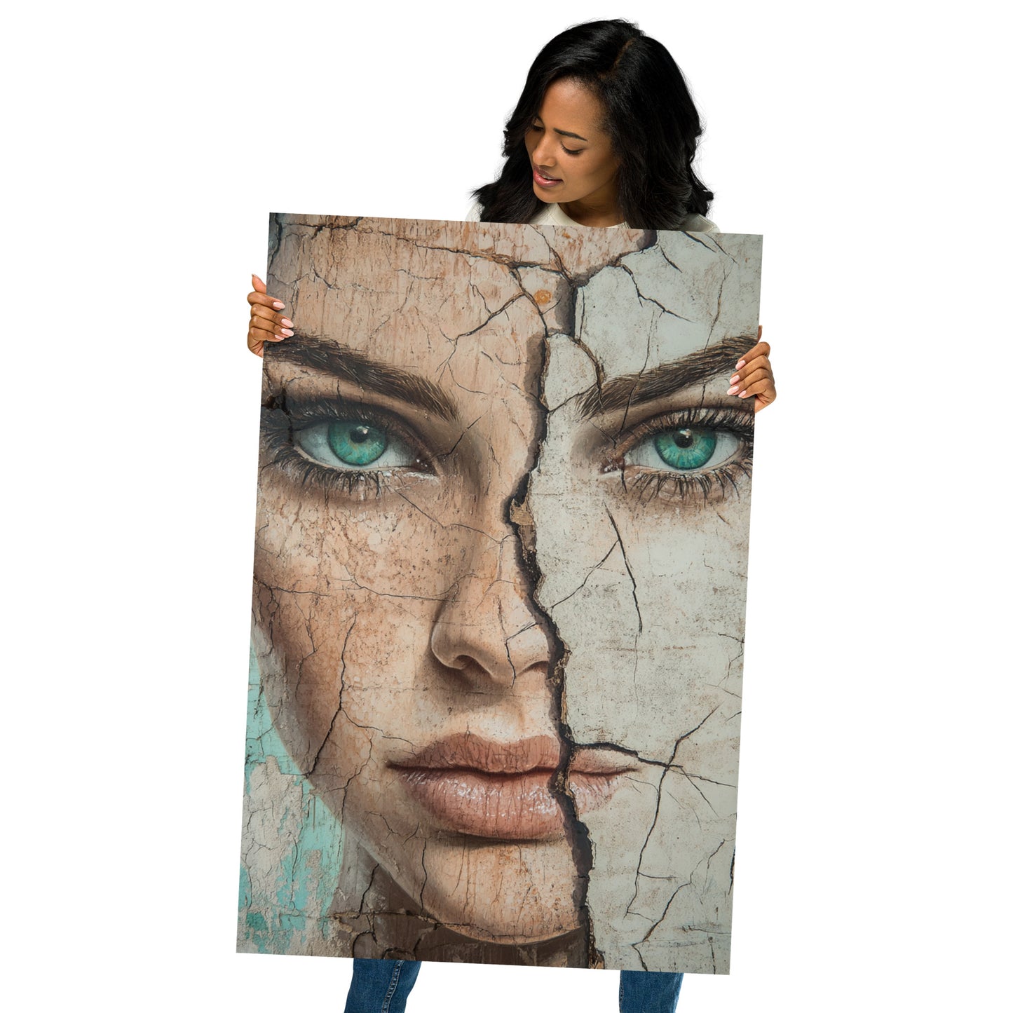 Abstract Portrait Poster