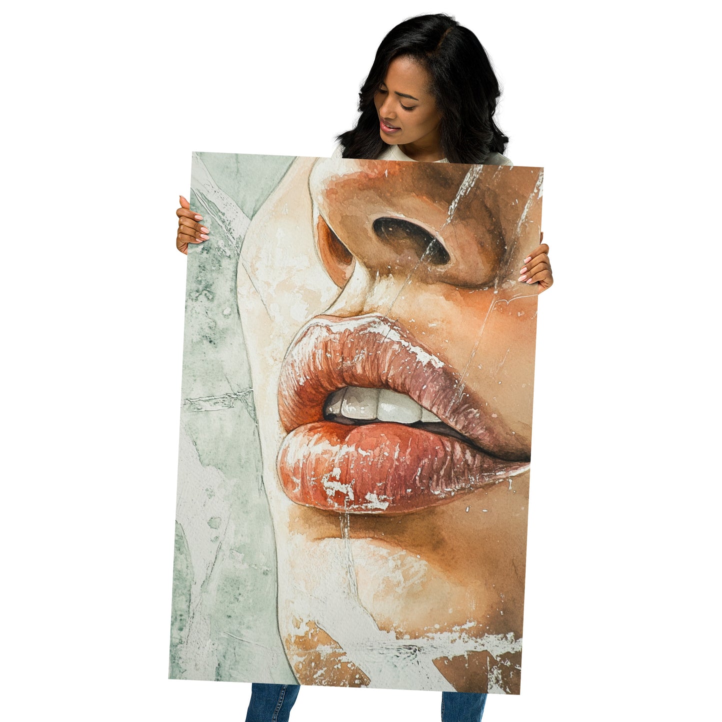 Abstract Portrait Poster