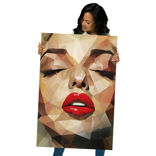 Abstract Portrait Poster