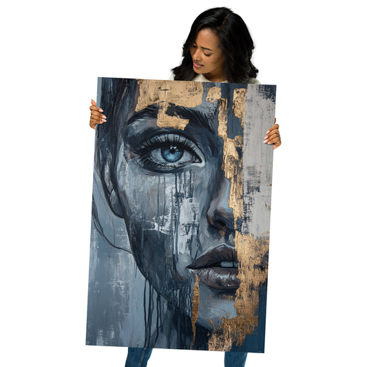 Abstract Portrait Poster