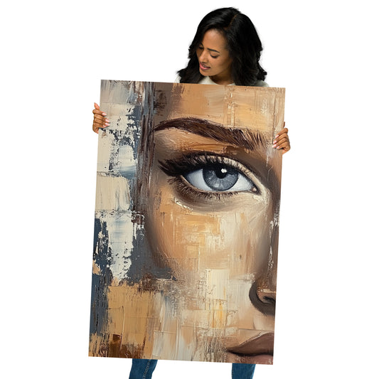 Abstract Portrait Poster